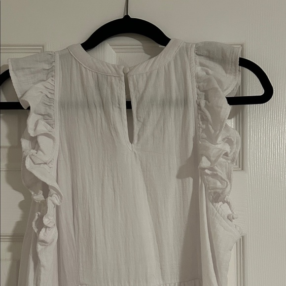 White Ruffle Dress - Picture 4 of 5